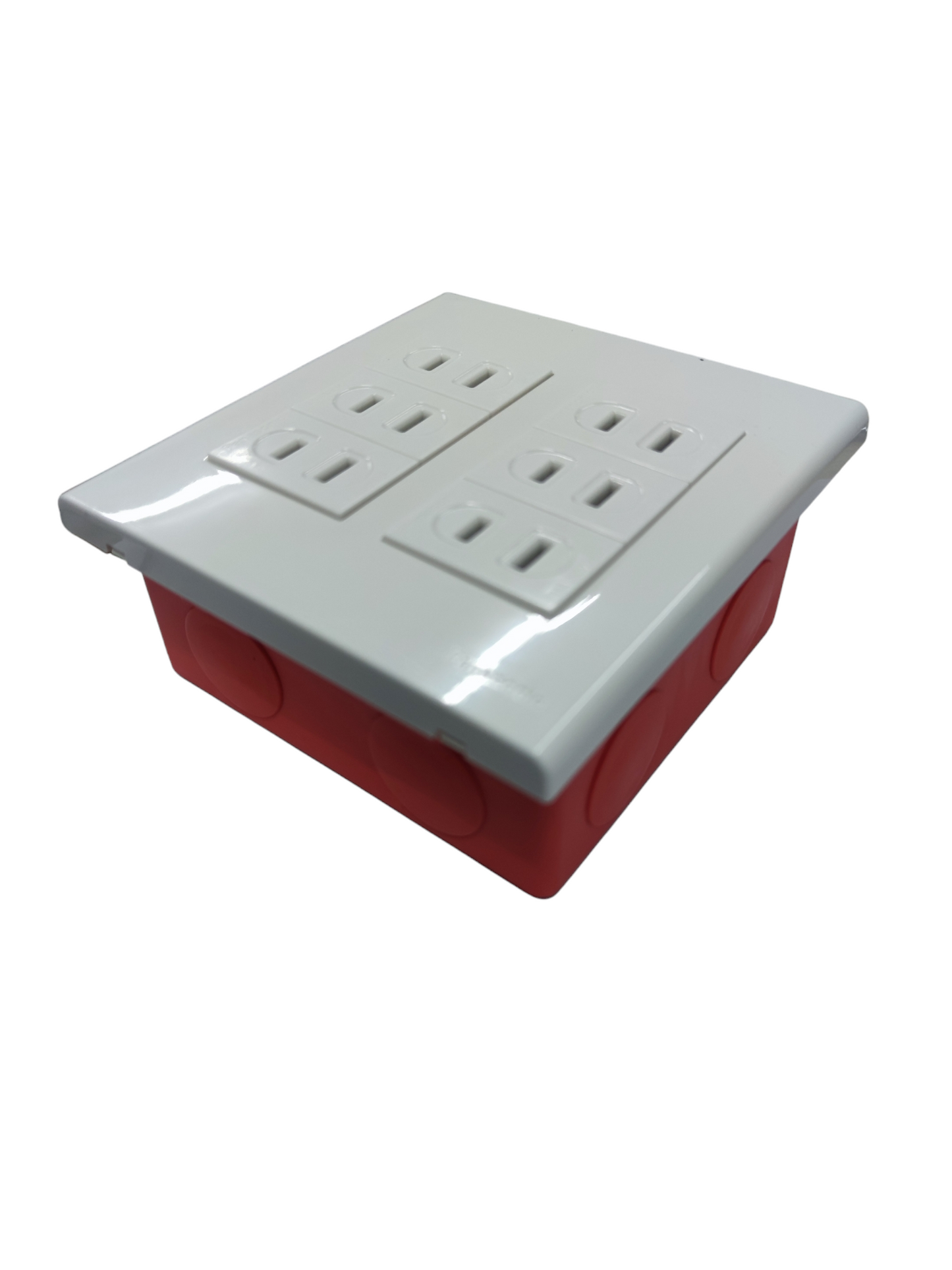 Panasonic 6 Gang Flat Pin Outlet 16A 250V with Utility Box (WEG6806+(6XWEG1001-5)+Utility Box
