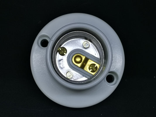 Omni E27 Ceiling Receptacle 2 1/4" x 2 1/4" 4A 250V White E27-020