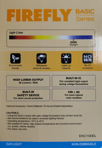 Firefly 100W LED High Power Lamp E40 220V AC 50/60HZ, 100W LED Bulb