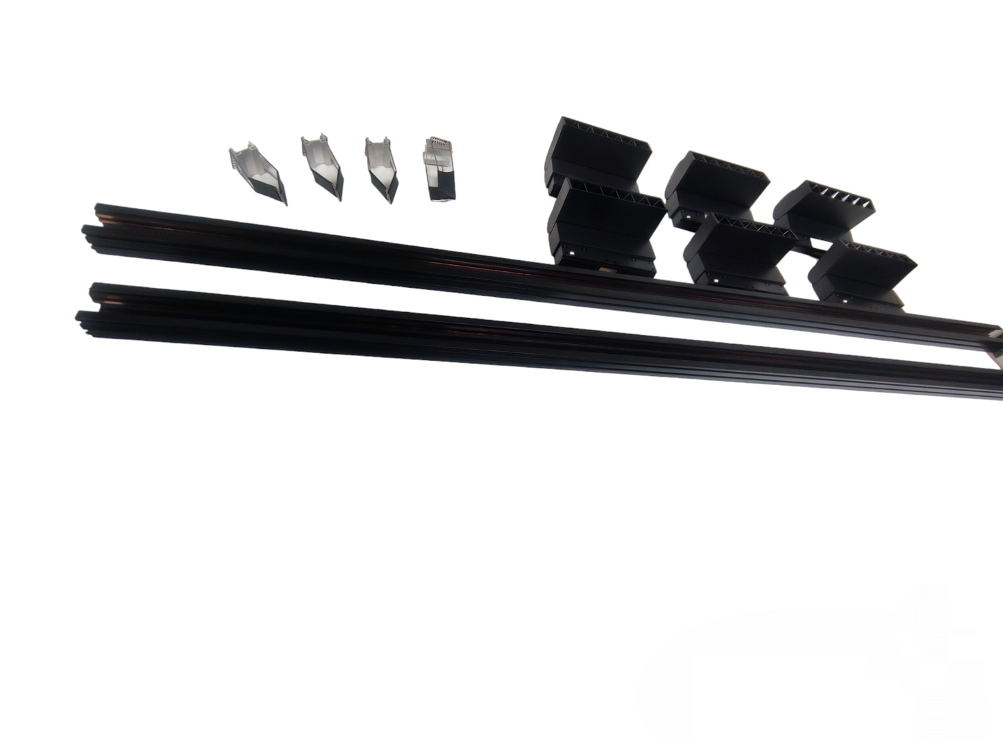 ILLUMIQ TERRA LED Magnetic Track Light 2 Meters 26mm with 6pcs 6W LED Foldable Grille Track Light 220V Warm White 3000K Series 20