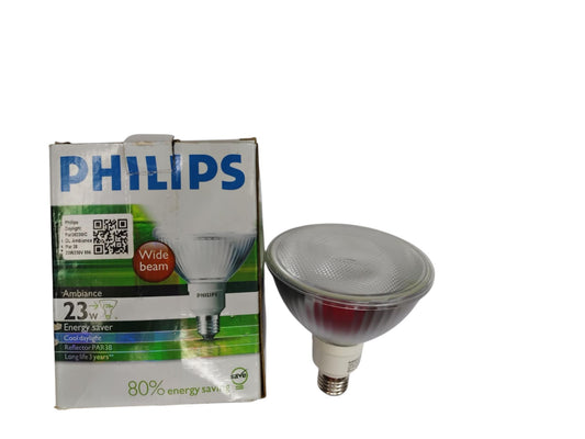 Philips 23W PAR 38 Lamp CFL Cool Daylight E27 220V 6500K Ambiance Weries Compact Fluorescent Lamp