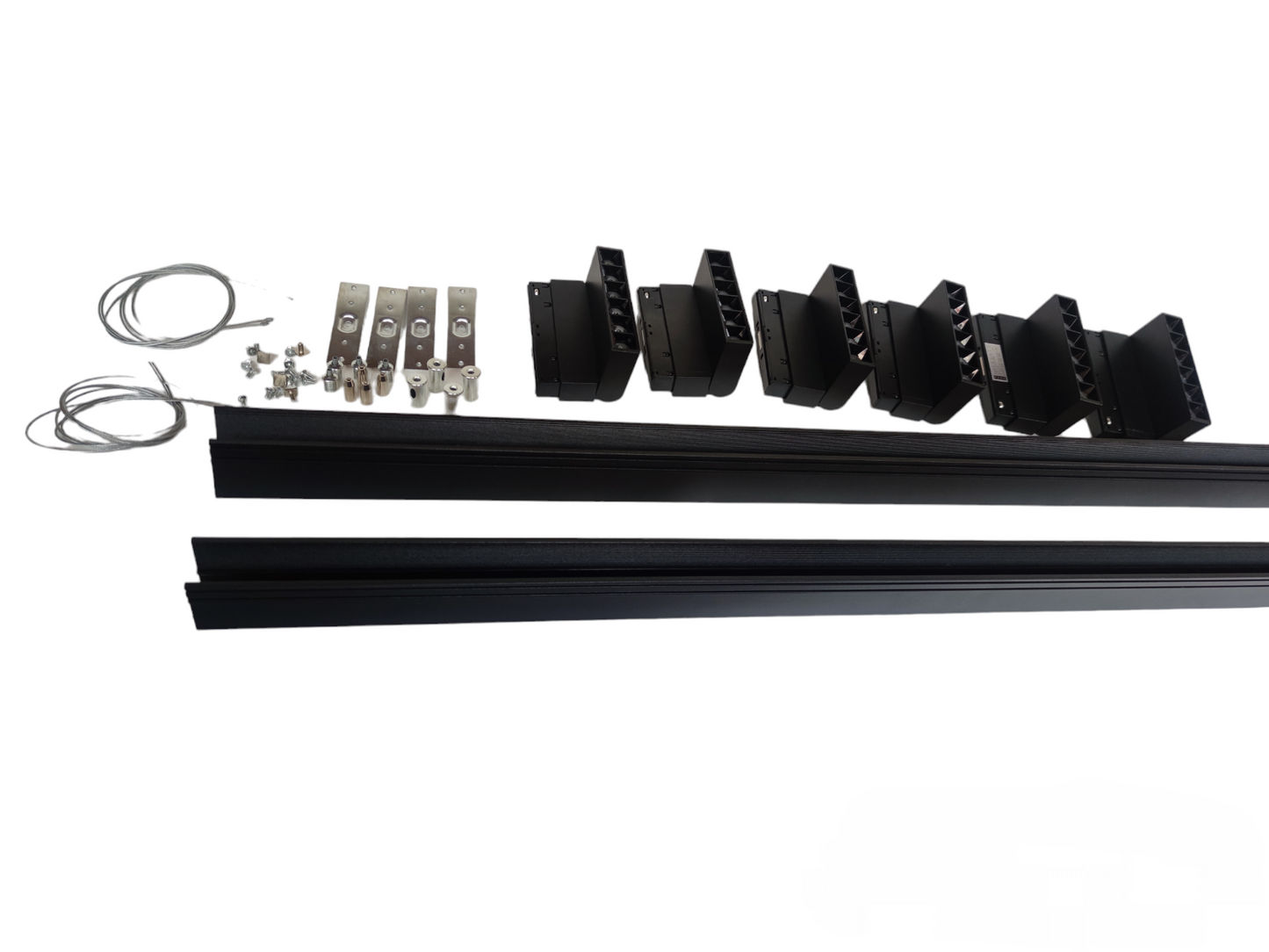 ILLUMIQ TERRA LED Magnetic Track Light 2 Meters 50mm with 6pcs 6W LED Foldable Grille Daylight 6500K 220V Series 20