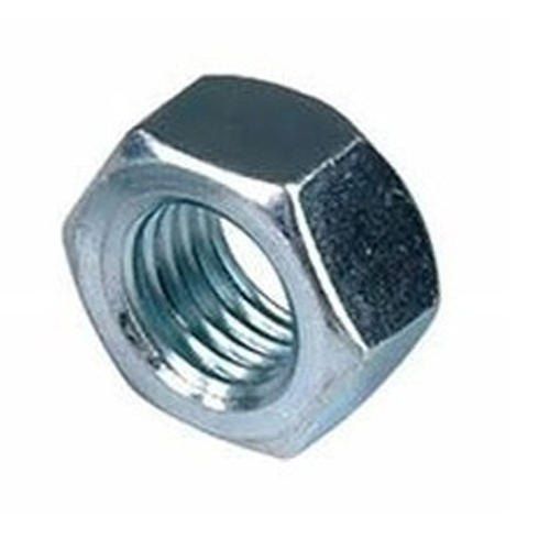Hexagonal threaded machine nut with zinc galvanized finish from China Nut Galvanize Steel for corrosion resistance