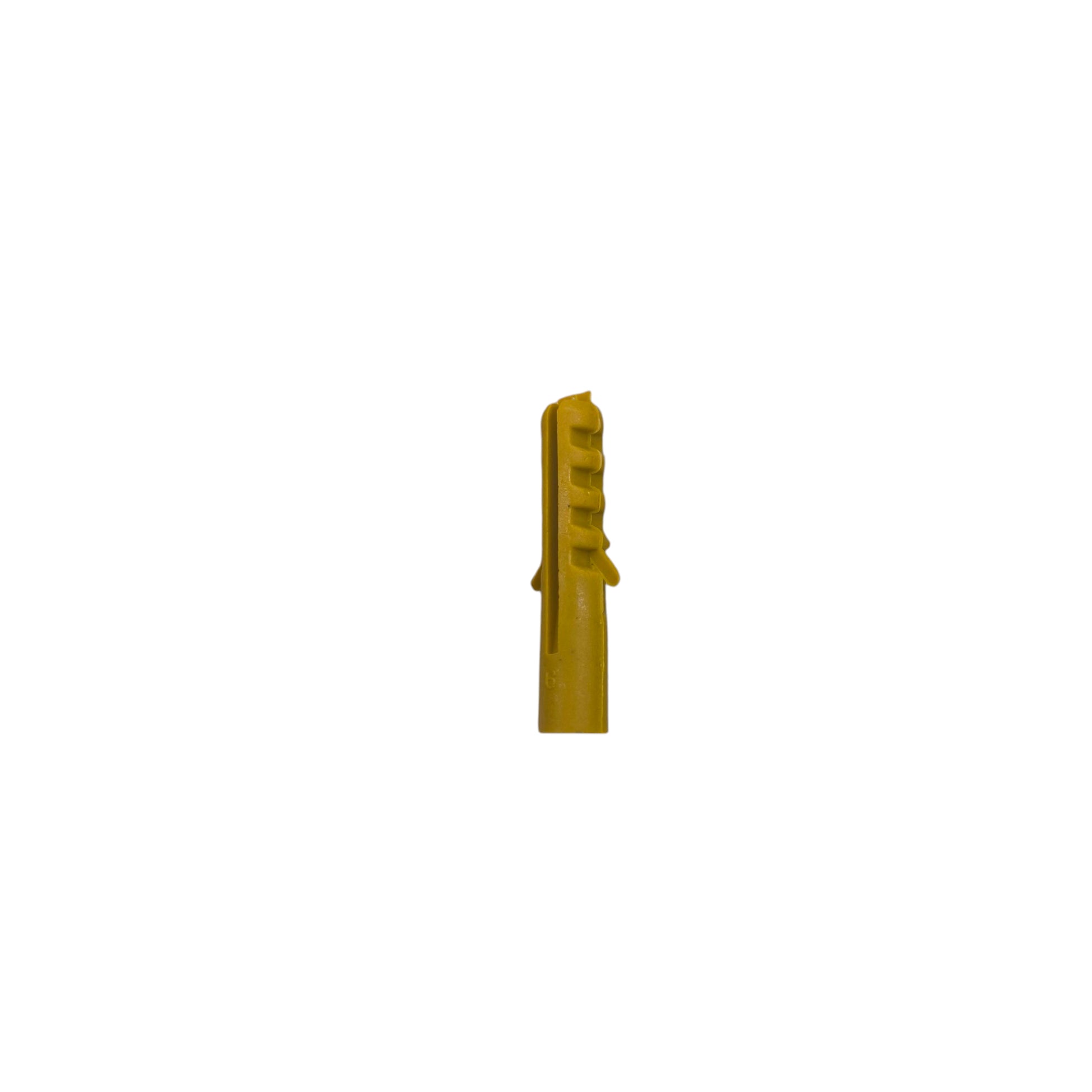Yellow plastic wall anchor plug Tox 7mm x 3cm for masonry and drywall fastenings China