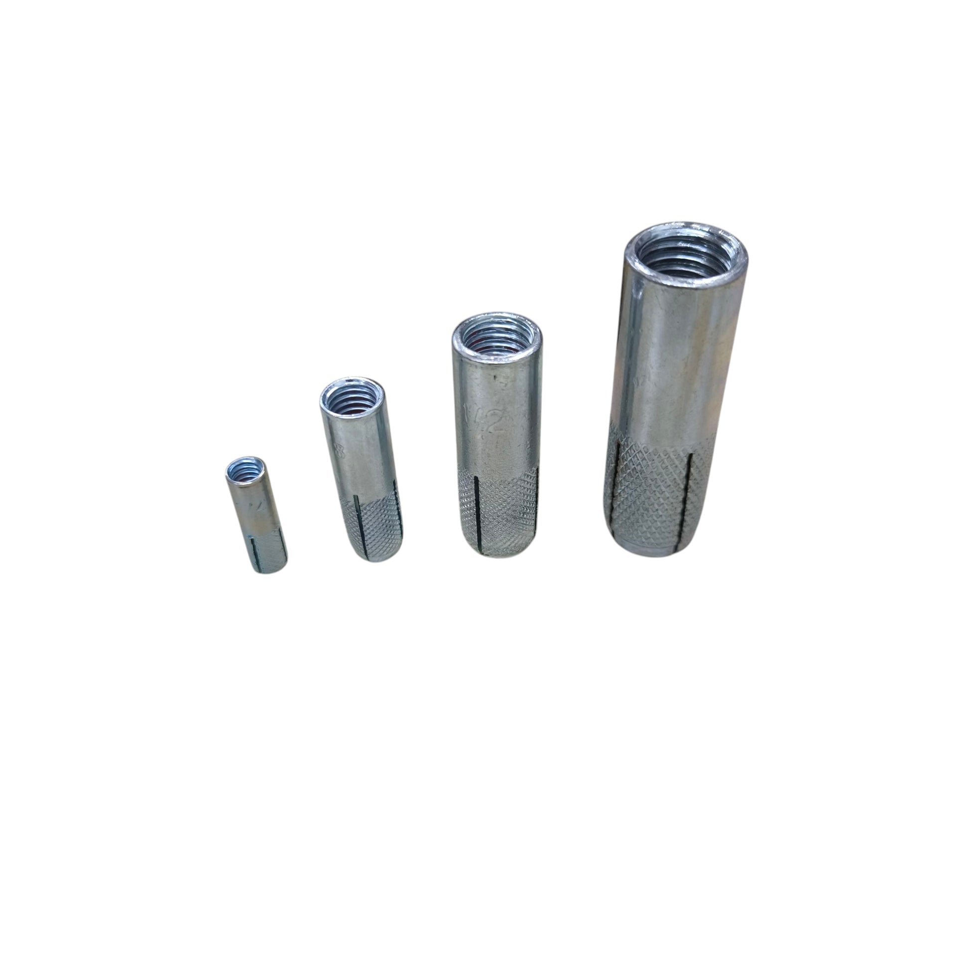 Anchor grip sleeve anchors set in four sizes metal expansion bolt for electrical installation from China vendor