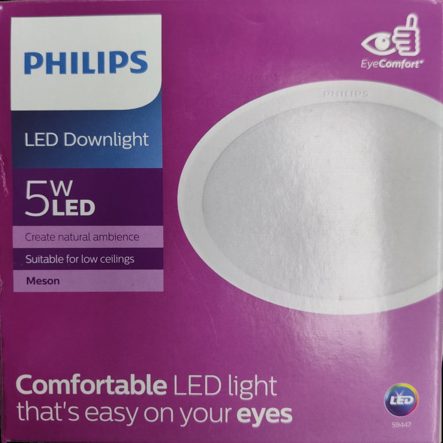 Philips LED Downlight 5W Warm White 220V (4") Downlight 59447 Meson