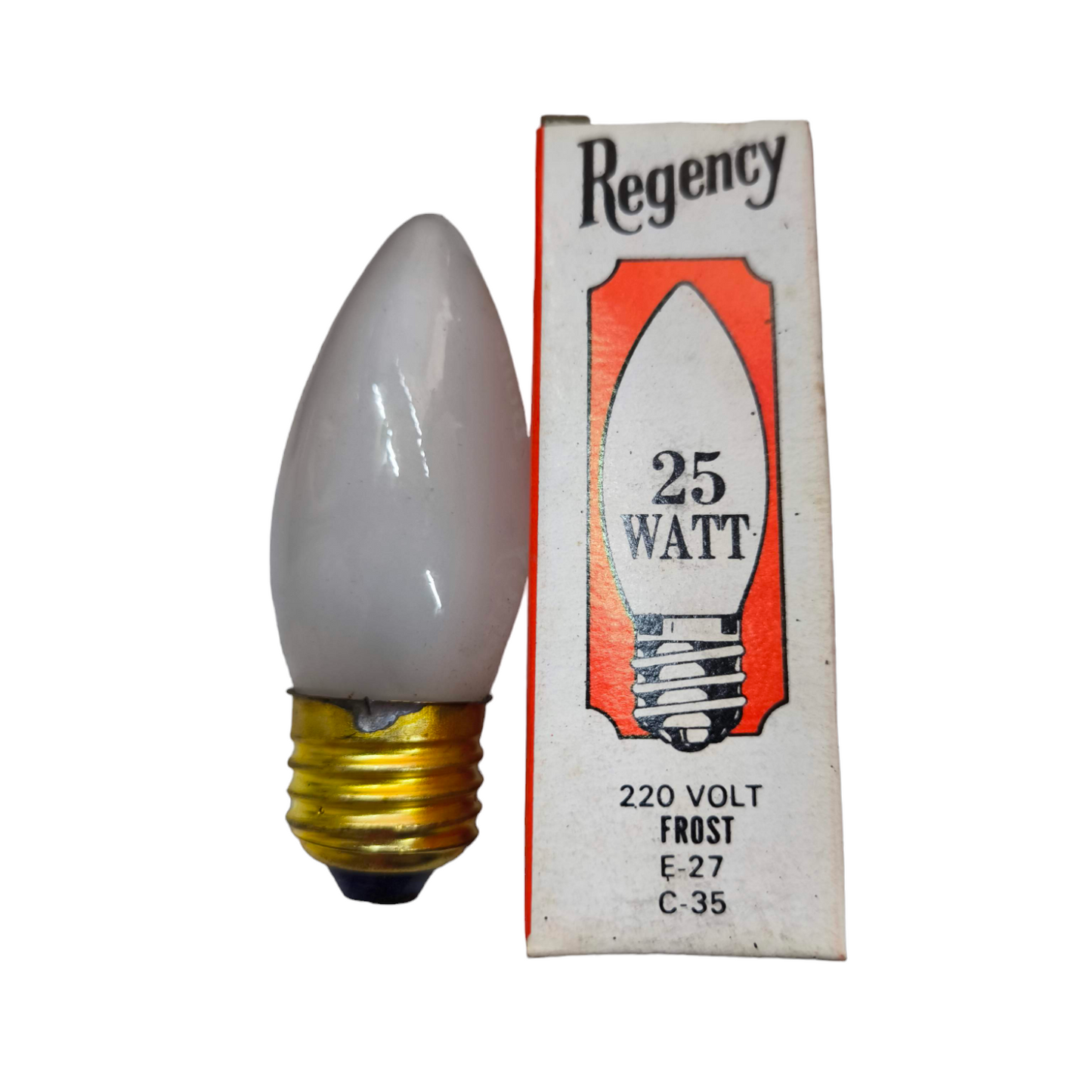 Regency Candle Bulb E27 220V Available in 25W or 40W  Clear or Frosted
