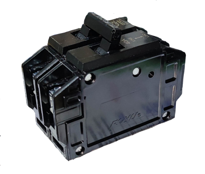 Royu 30A Circuit Breaker 2 Pole Single Phase 220V Bolt On with Mechanical Lugs RCBB30-60