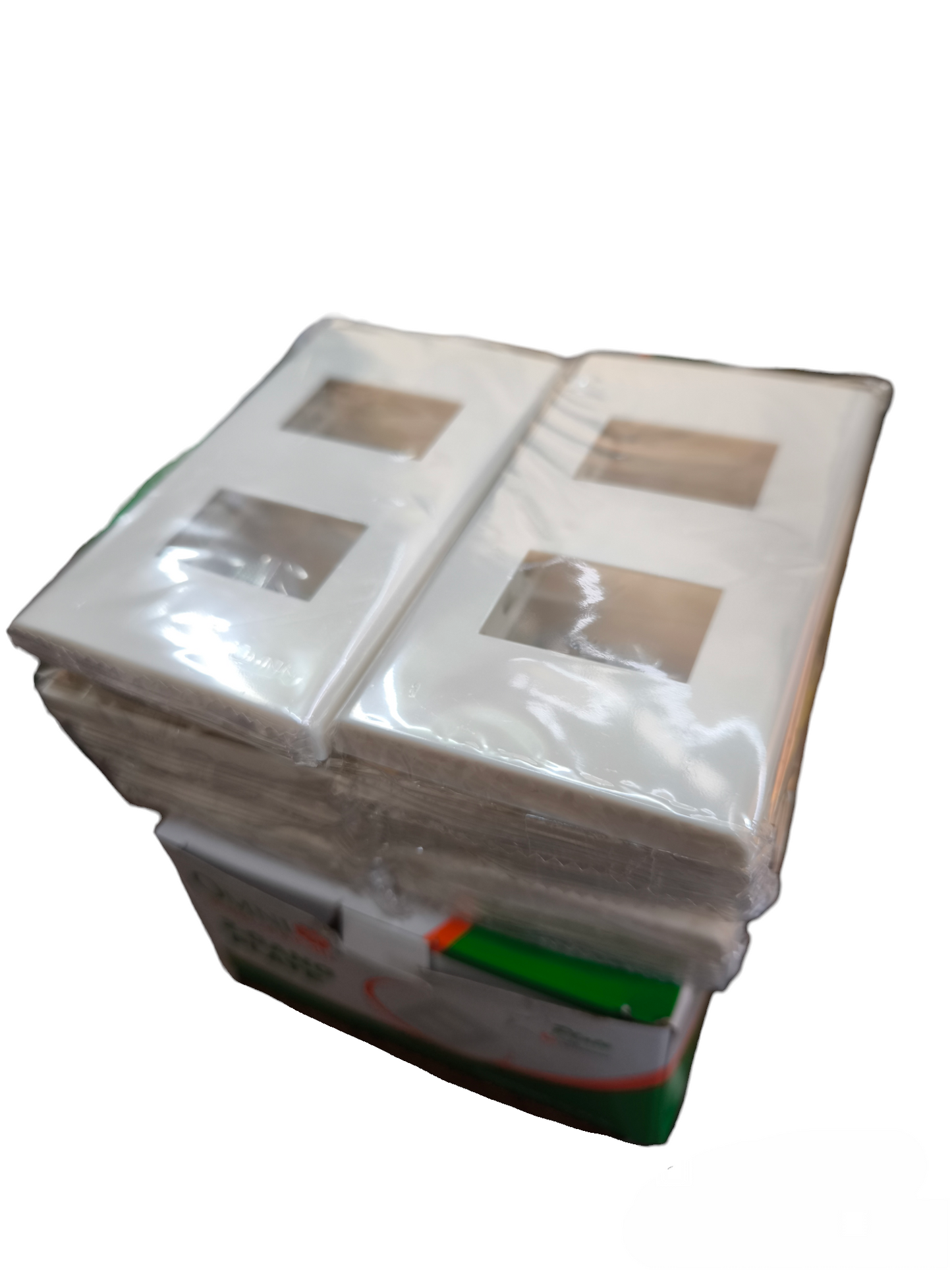 Omni 2 Gang Plate Cover Device WWP-112 10PCS