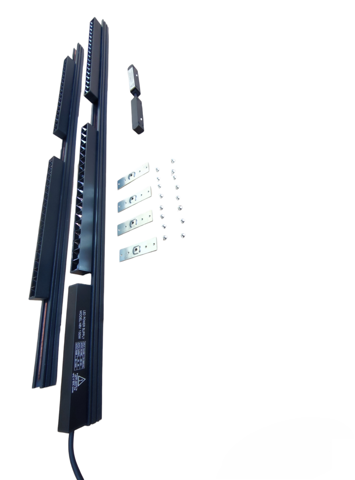 ILLUMIQ TERRA Magnetic Track Light 2 Meters 26mm with 4pcs 18W LED Foldable Grille Track Light 220V Warm White 3000K