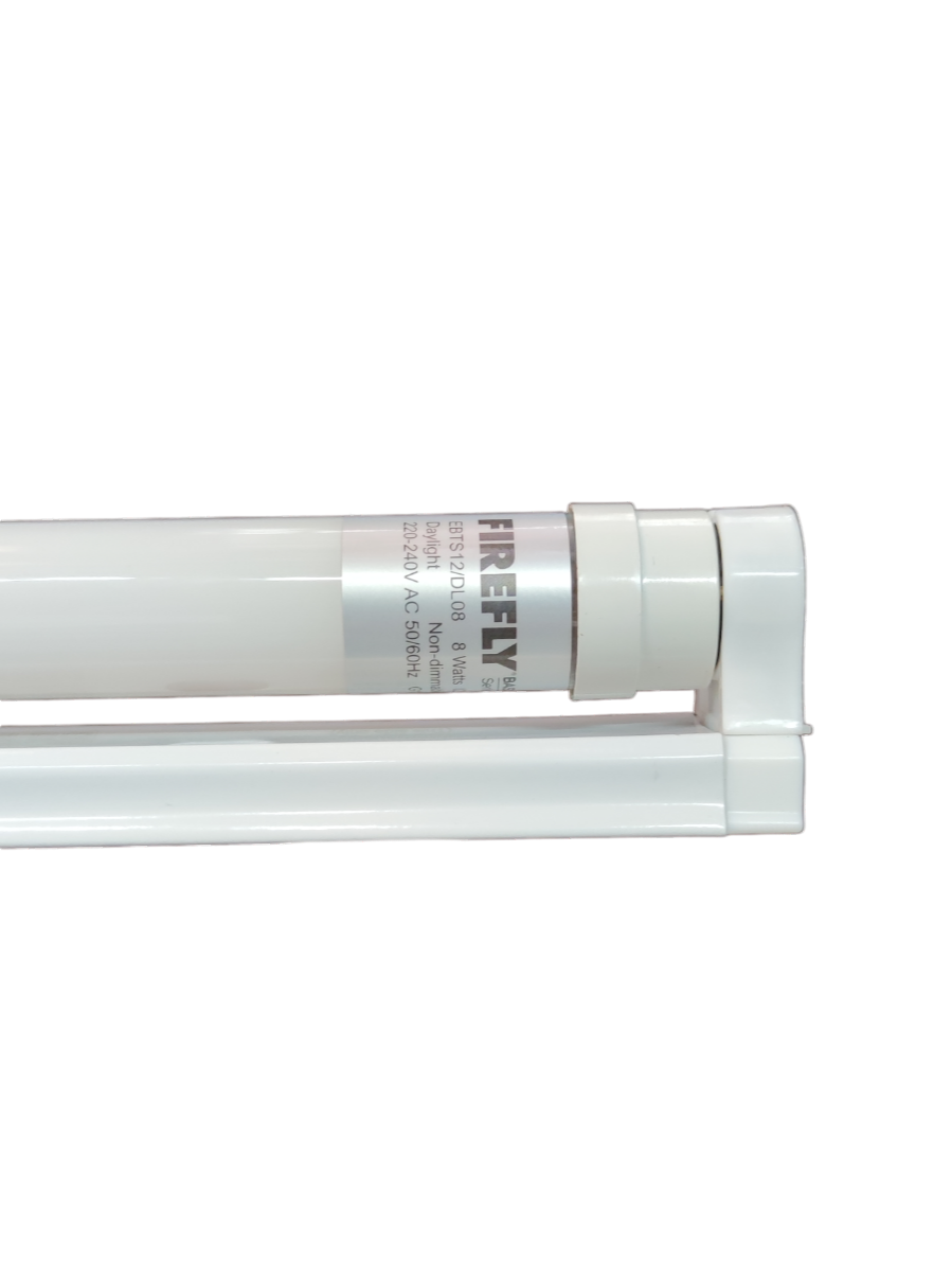 Firefly 8W T-8 LED Fluorescent Tube with Fixture 220V Daylight EBTS12/DL08