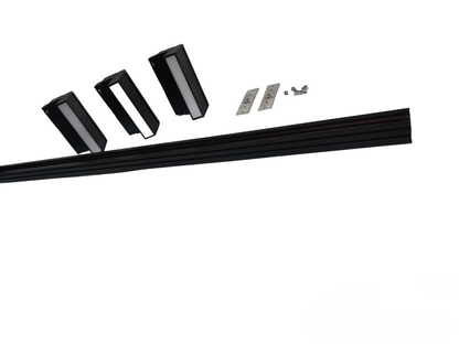 ILLUMIQ TERRA Magnetic Track Light 1 Meter 26mm with 3pcs 6W LED Foldable Flood Daylight 6500K 220V