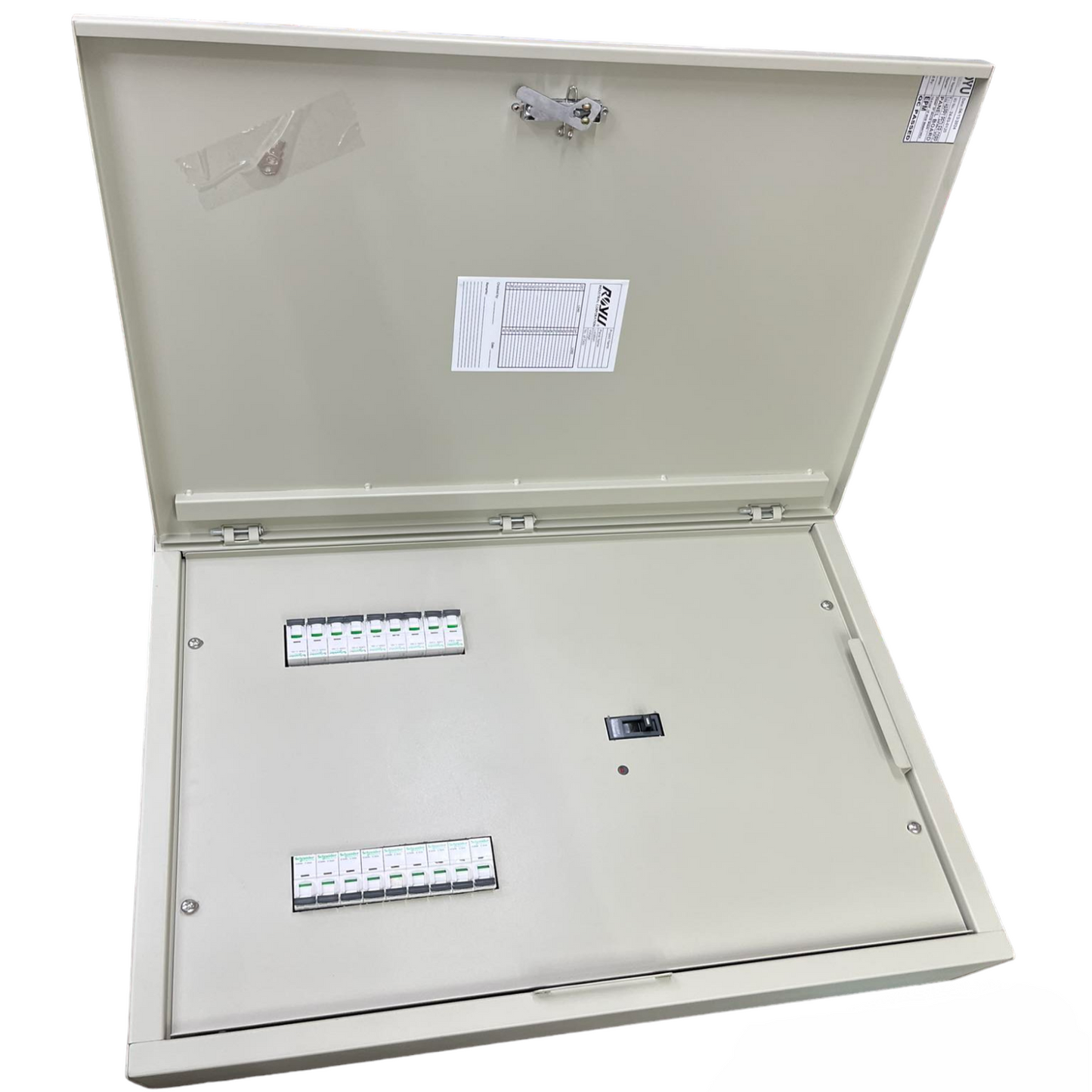 Panel Board Main EZC250H 250A 3 Pole with 18 Branches 1 Pole IC60N Schneider Breakers