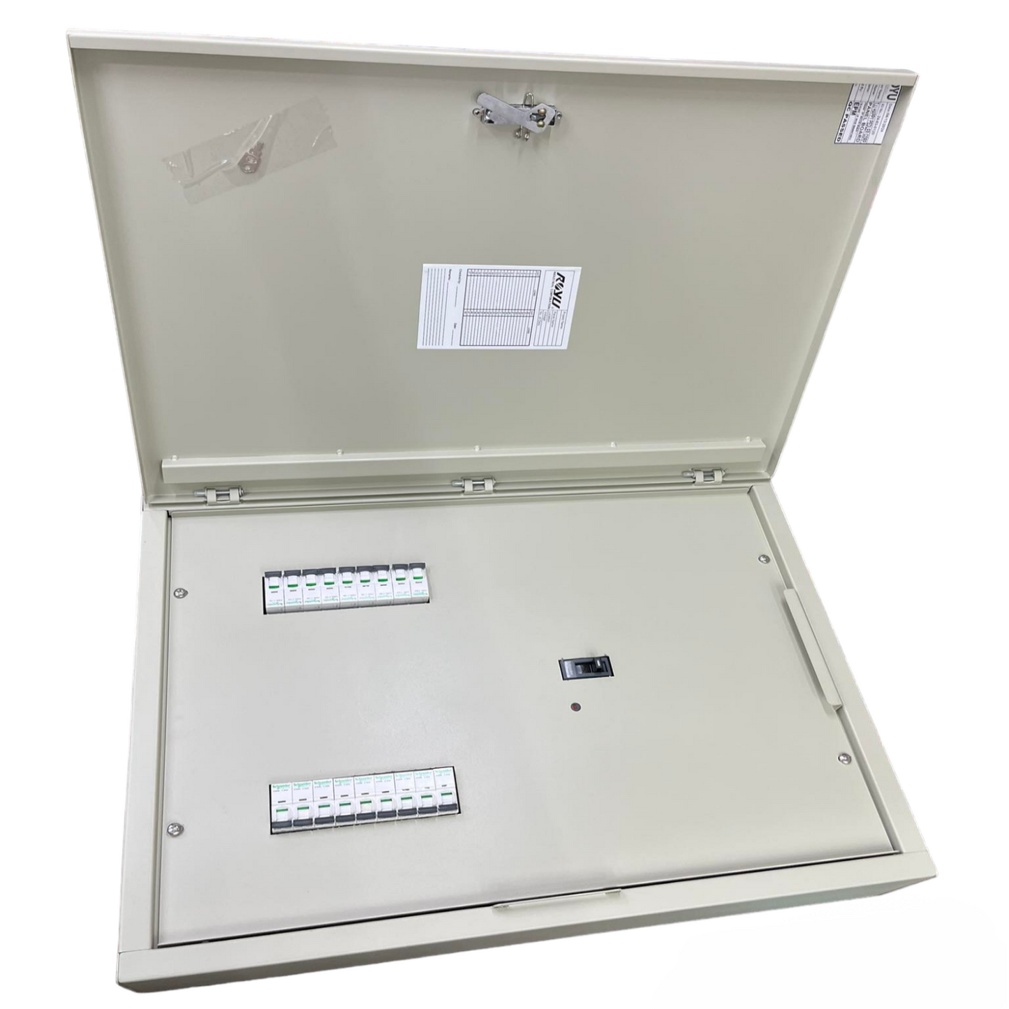 Panel Board Main EZC250F 200A 3 Pole with 18 Branches 1 Pole IC60N Schneider Breakers