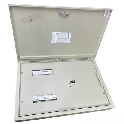 Panel Board Main EZC250F 200A 3 Pole with 18 Branches 1 Pole IC60N Schneider Breakers