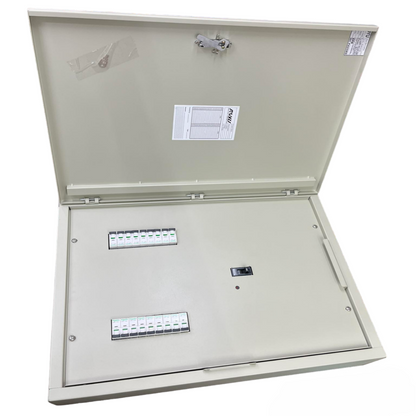 Panel Board Main EZC250H 125A 3 Pole with 18 Branches 1 Pole IC60N Schneider Breakers