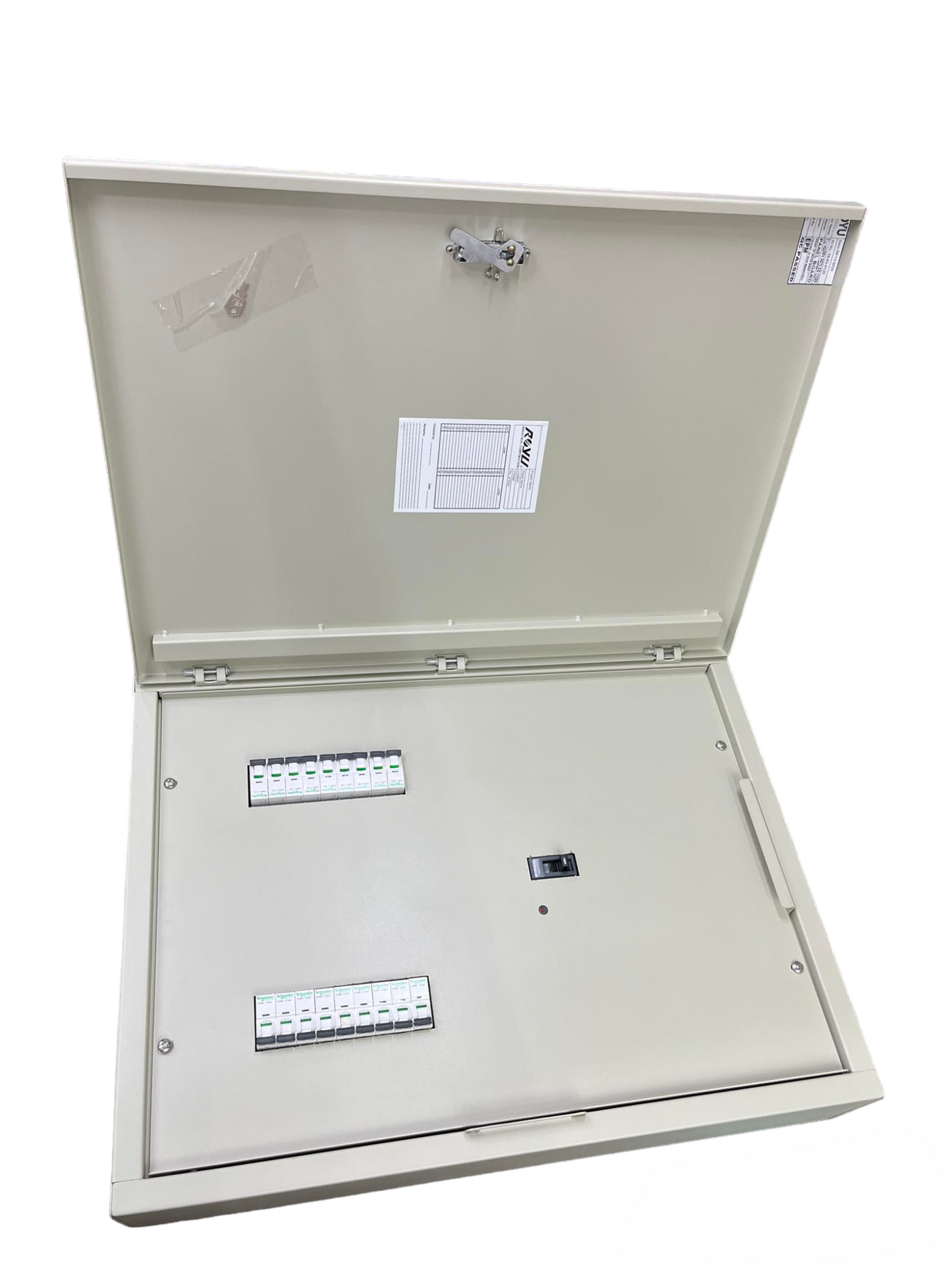 Panel Board Main EZC250H 160A 3 Pole with 18 Branches 1 Pole IC60N Schneider Breakers