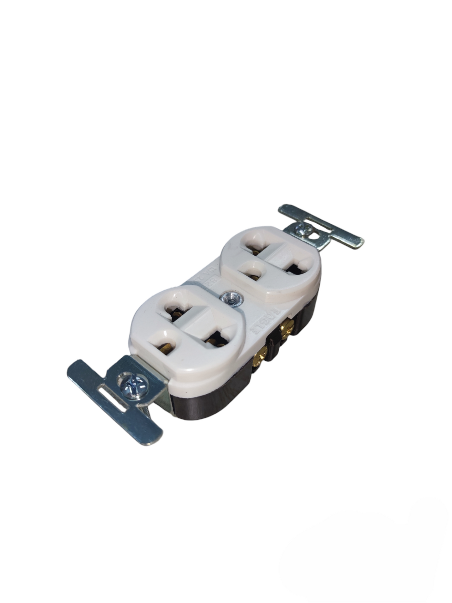Eagle Duplex Universal Outlet with Ground 15A 250V CAT 828 C