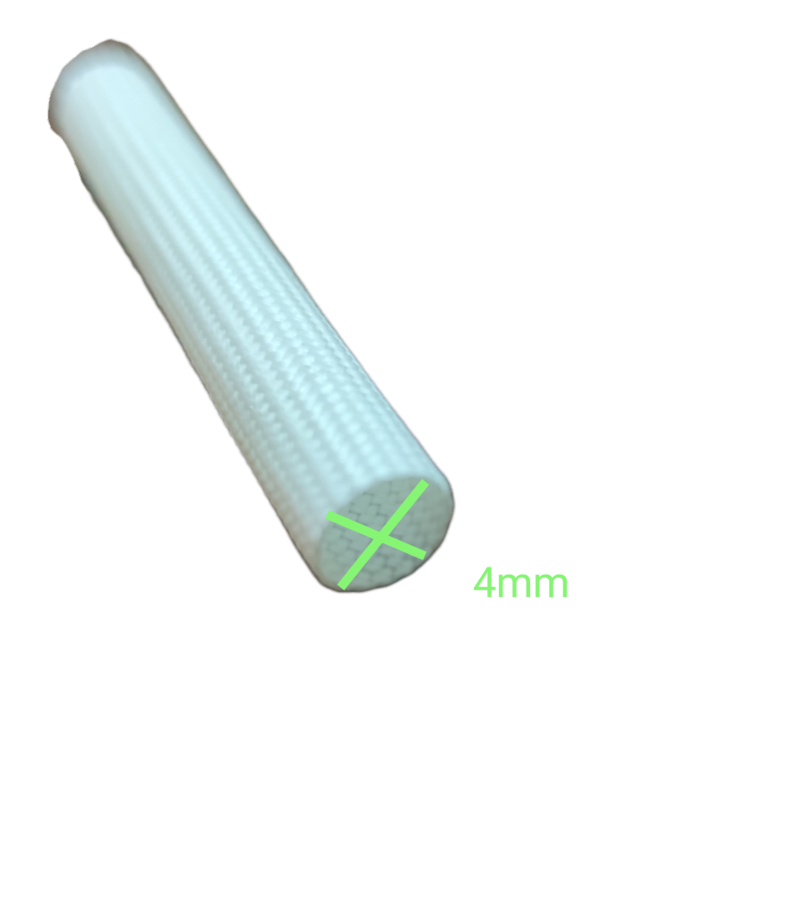 Electx Electrical Supply 4mm Fiber Glass Sleeves for cable management and protection