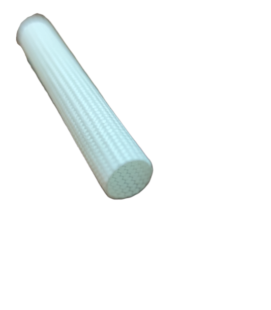 Electx Electrical Supply white Fiber Glass Sleeves for durable cable management protection