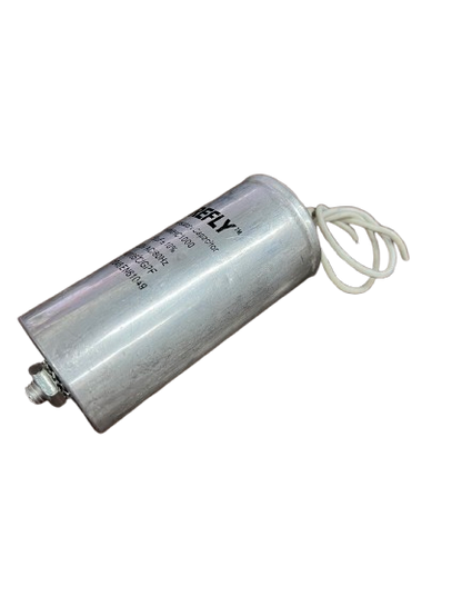 Firefly 1000W capacitor 220V in metallic casing, ideal for electrical circuit applications