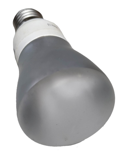 Firefly 11W Reflectorize CFL E27 Daylight compact fluorescent bulb with silver base