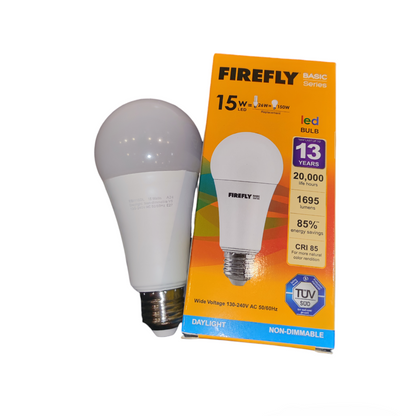 Firefly 15W LED bulb E27 daylight with energy-efficient design and long lifespan, ideal for bright lighting