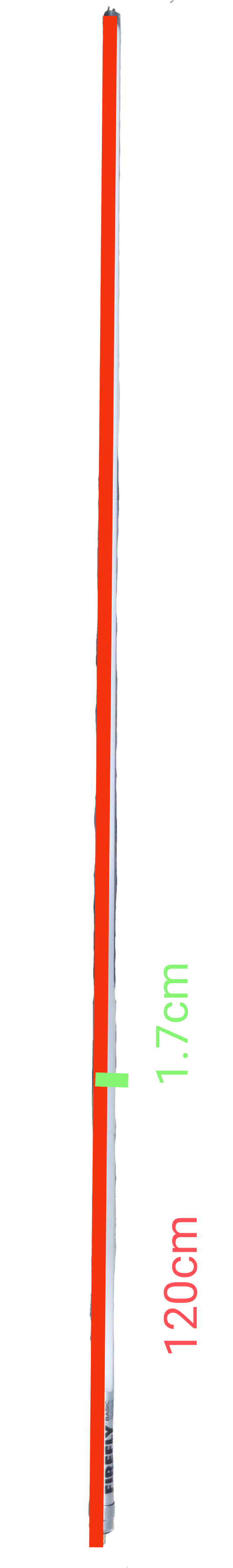 Firefly 16W LED T5 fluorescent tube WW in vibrant red with a length of 120cm for bright illumination