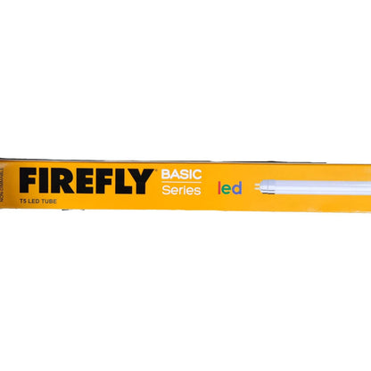 Firefly 16W T5 LED fluorescent tube packaging showcasing energy-efficient lighting solution