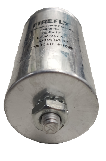 Electx Electrical Supply 25uf 220V AC lighting capacitor cylindrical metal electrical component