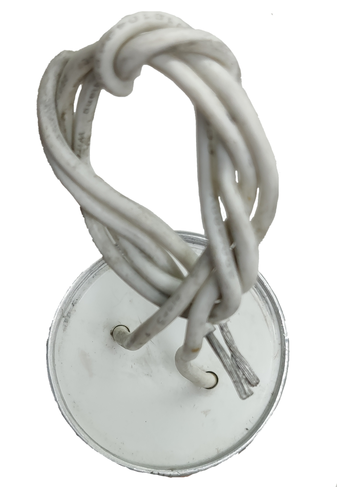 Electx Electrical Supply 25uf 220V AC lighting capacitor with white wiring for electrical circuits