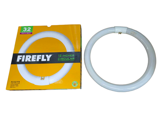 Firefly 32W circular fluorescent tube with a 12-inch diameter for energy-efficient lighting