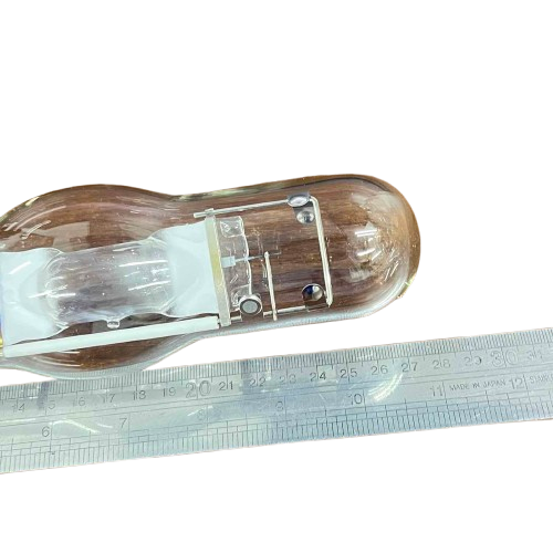Firefly 400W Metal Halide Lamp Tubular high intensity discharge bulb shown next to ruler for scale
