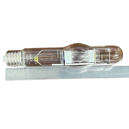 Firefly 400W Metal Halide Lamp Tubular high intensity discharge bulb clear tubular glass on ruler
