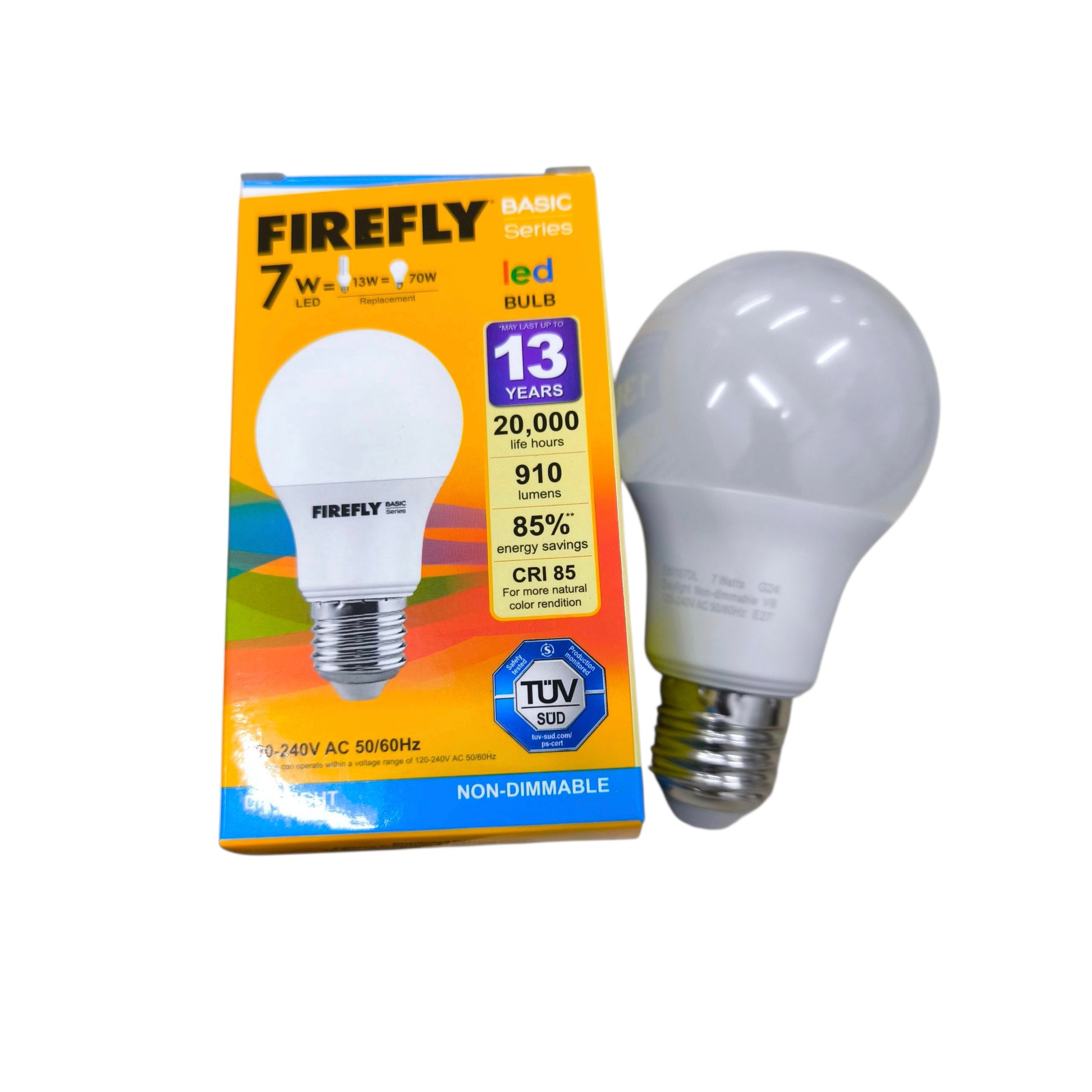 Firefly 7W LED Bulb Lamp E27 220V with long lifespan and high brightness for energy-efficient lighting