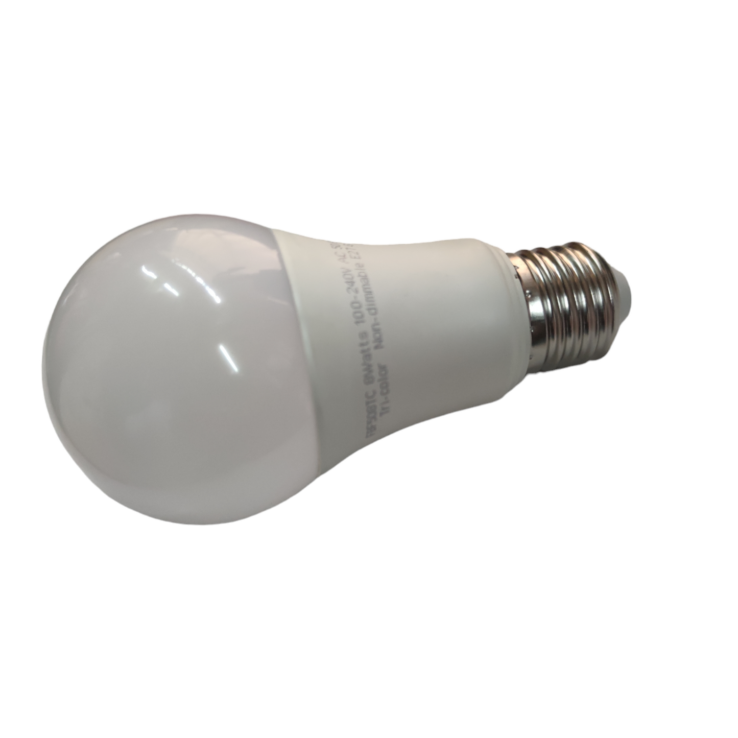 Firefly 8W tri color LED bulb offering versatile lighting options for any space