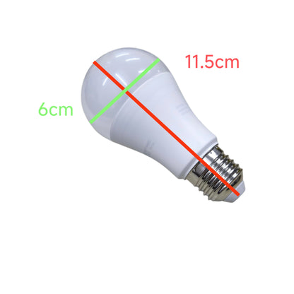 Firefly 9W LED Bulb E27 220V with sleek design and dimensions of 11.5cm height and 6cm width