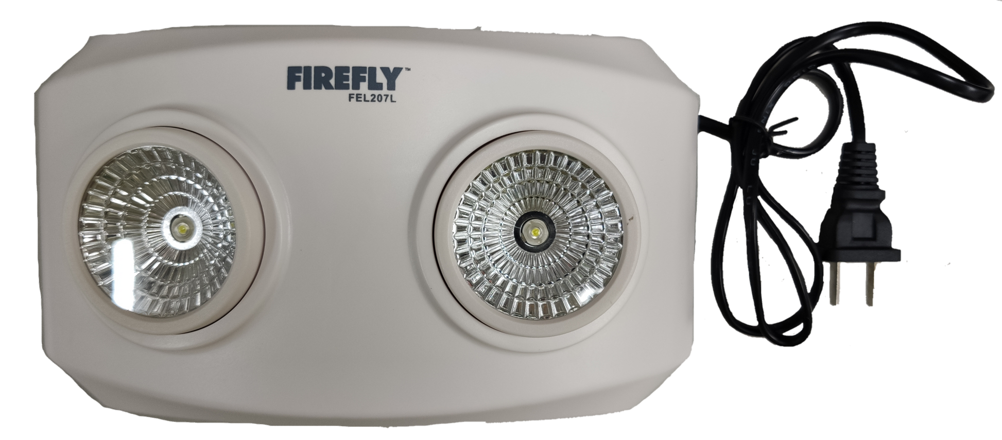 Firefly Emergency Light Mini Dual Optics white work and safety light with dual round lamps and power cord