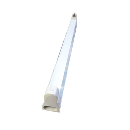 Firefly 8W T5 Fixture Only slim white T5 under cabinet LED mounting fixture with end caps