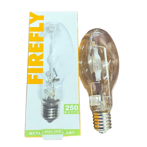 Firefly High Intensity Discharge Bulb Metal Halide Lamp Elliptical 250W with clear design and packaging