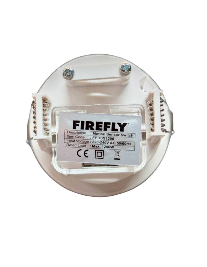 Firefly motion sensor light switch for security and automatic lighting control