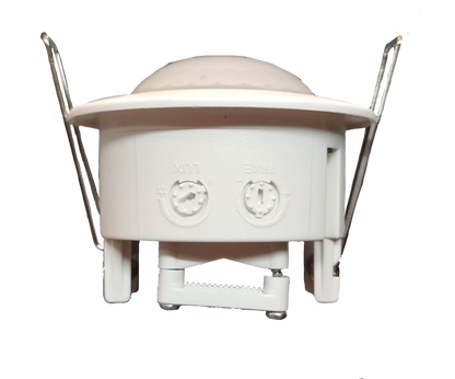 Firefly white motion sensor light switch for CCTV and security system installation