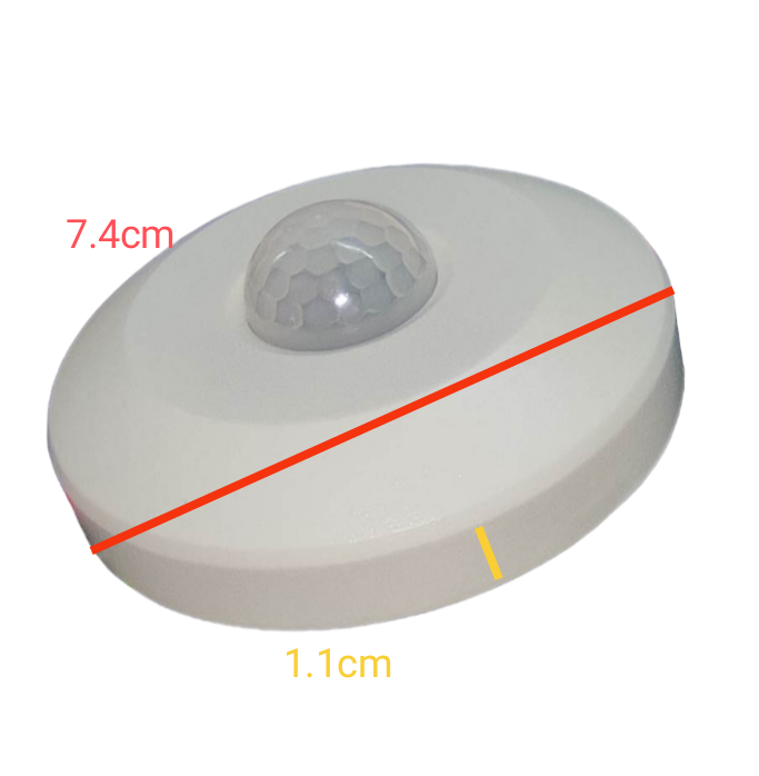 Firefly Motion Sensor Surface type 1A 220V 300W round white motion sensor device with dome top