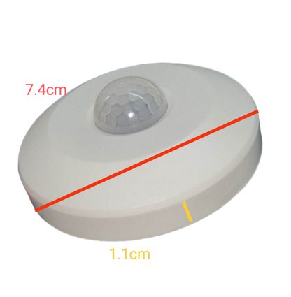 Firefly Motion Sensor Surface type 1A 220V 300W round white motion sensor device with dome top