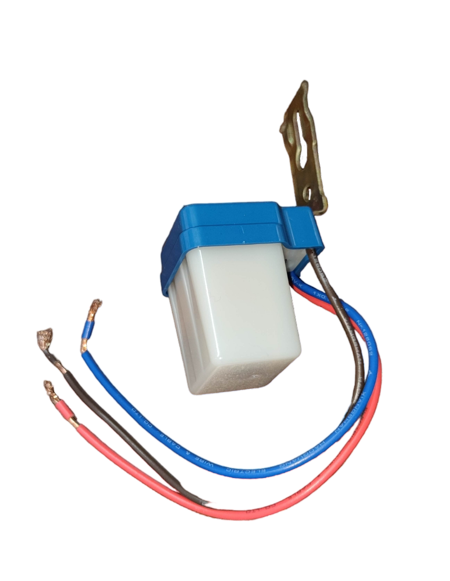 Firefly Photocell 6A 220V FEDPS06 with blue and red wires for power points switches and plugs