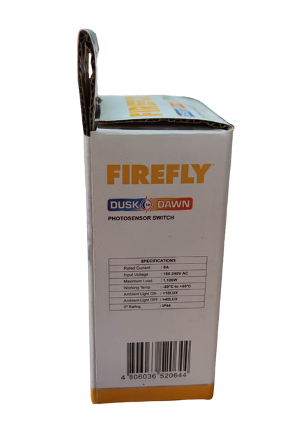 Firefly Photocell 6A 220V FEDPS06 Dusk to Dawn Photosensor Switch box for power points