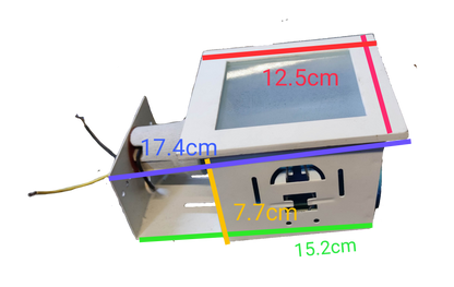 Fixture Square 5 Inches 1xE27 Lighting Installation with measurements shown for precise fitting