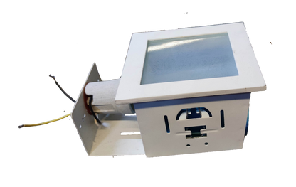 Fixture Square 5 Inches 1xE27 with a sleek design for modern lighting installations