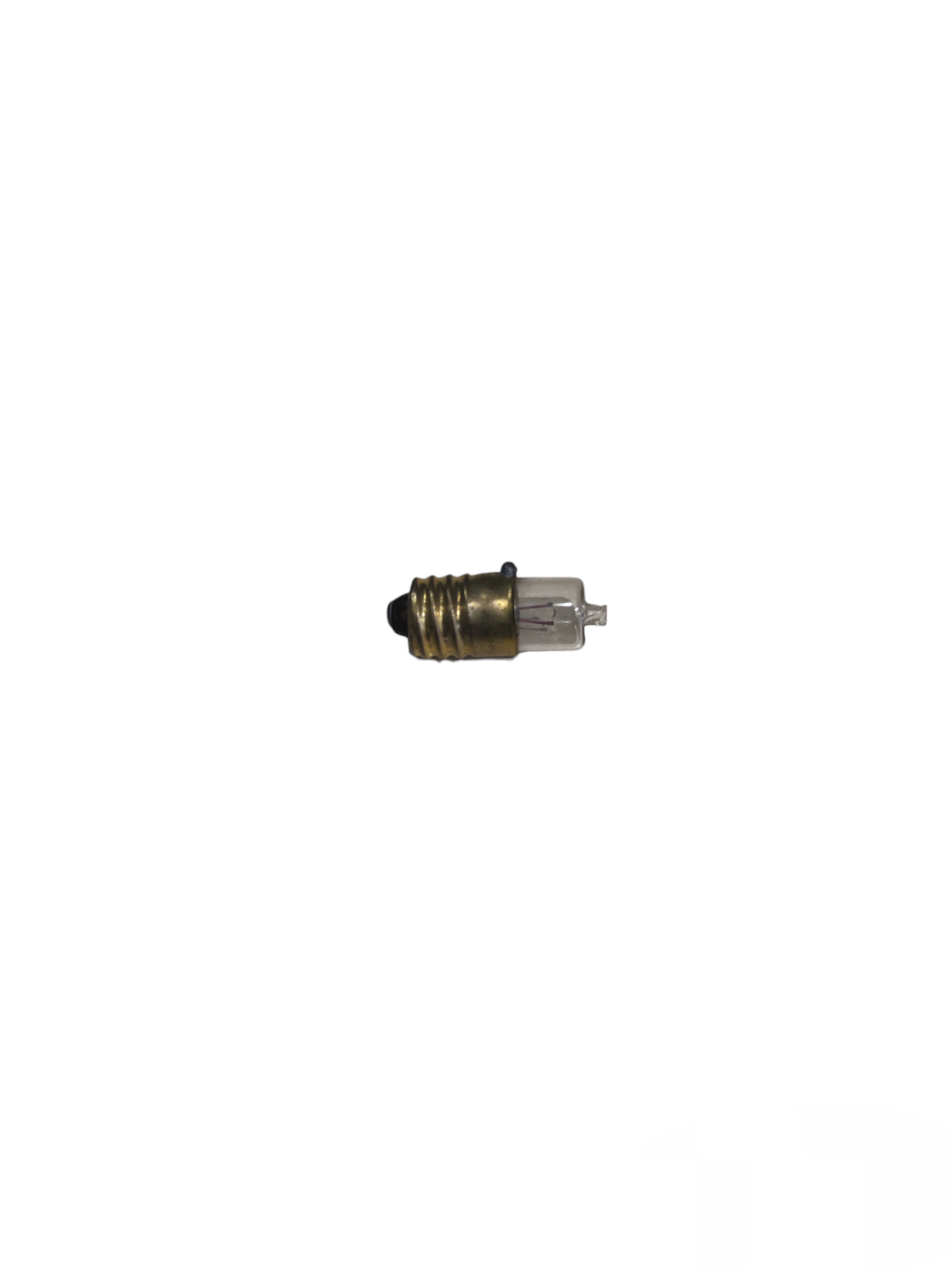 Flash Light Bulb E10 3.8V halogen bulb with brass base from China