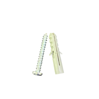 Local construction material wall plug and screw set 8mm With Screw 3.6cm x 0.8cm for drywall anchors